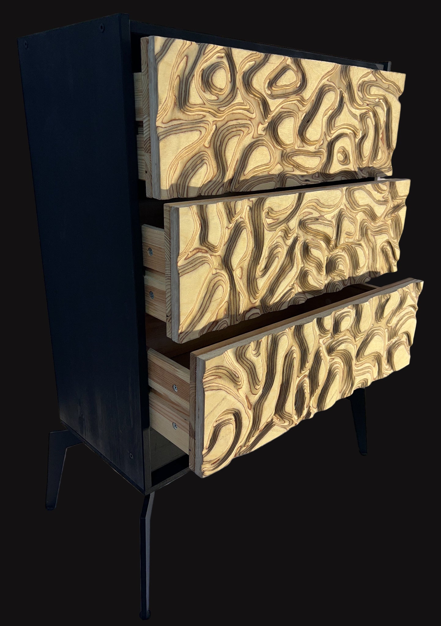 Layered Topography Drawers