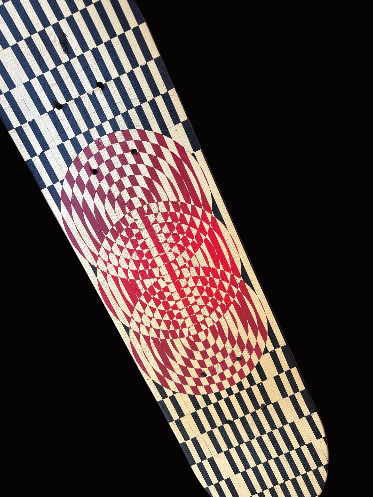 Art Series Skateboard Deck. Asymmetric Geometric