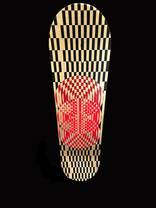Art Series Skateboard Deck. Asymmetric Geometric
